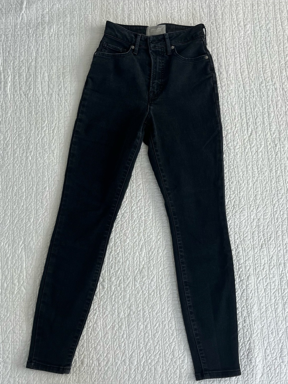 Everlane The Curvy Way High Skinny Jean Black Size 25
